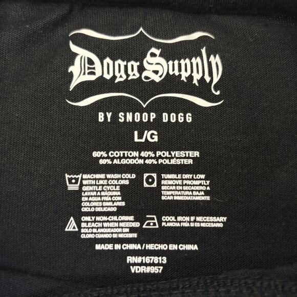 Snoop Dogg Supply T-Shirt Mens Large Praying Hands Rapper Blunt Hip Hop Graffiti - Picture 3 of 7